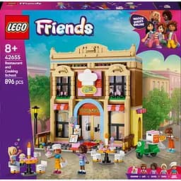 Конструктор LEGO Friends Ресторан и кулинарная школа 896 деталей (42655)