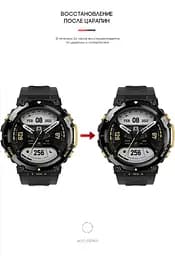 Гідрогелева плівка на годинники Amazfit Watch T-Rex 2 ArmorStandart захисна плівка для смарт годинників прозора (ARM65223) - мініатюра 3