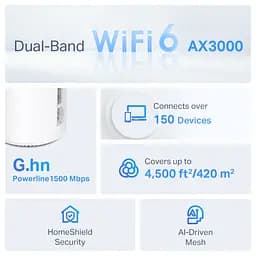 WiFi Mesh система TP-Link Deco PX50(2-pack) - мініатюра 5