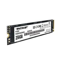 SSD накопичувач 256GB Patriot P320 M.2 2280 PCIe 3.0 x4 NVMe TLC (P320P256GM28) - мініатюра 3