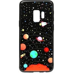 Чохол-накладка Toto Cartoon Print Glass Case Samsung Galaxy S9 Planets
