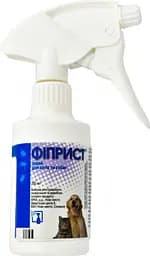 Спрей від бліх і кліщів KRKA Фіпріст для кішок і собак, 250 мл