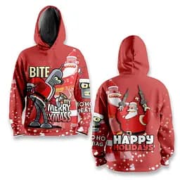 Худі спортивне з 3D принтом HAPPY HOLDAYS 31525 M