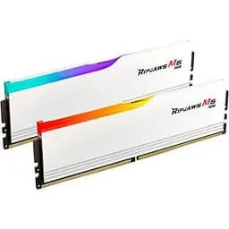Модуль пам'яті для комп'ютера DDR5 64GB (2x32GB) 6400 MHz Ripjaws M5 RGB Matte White G.Skill (F5-6400J3239G32GX2-RM5RW) - мініатюра 7