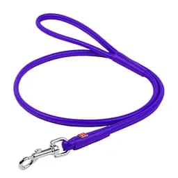 Повідець для собак шкіряний Waudog Glamour круглий XS Д 8 мм Дл 183 см (4820152568151)