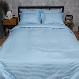 Постільний набір Moon&Star (підковдра 175х210 см + 2 наволочки 40х60 см) Satin Stripe Ocean Calm - мініатюра 2