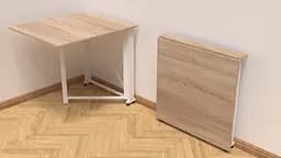 Стіл-книга трансформер Оріон 1 Ferrum-decor 750x810x730 Білий метал ДСП Дуб Сонома 16 мм (FRD-104607) - мініатюра 6
