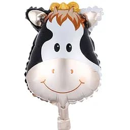 Великі гелієві кулі Корівка, надувні фольговані повітряні фігури для свята, 32x26 см