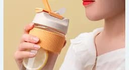 Склянка Xiaomi Funjia Double Drinking Glass 400ml Star Grey (3204272) [81702] - мініатюра 5