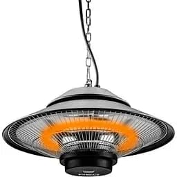 Інфрачервоний обігрівач Neo Tools підвісний, 1500 Вт, 9 м2, пульт, 42.5х42.5х23 см, IP44