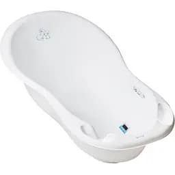 Ванночка со сливом "Зайки" с термометром KR-005-103 Белый