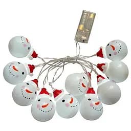 Гирлянда снеговички 10 LED