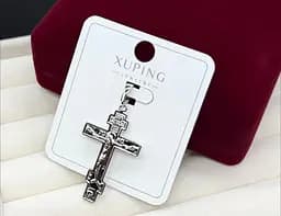 Хрестик на шию кулон на щодень Xuping прикраса підвіска хрест із медичного золота біжутерія для жінок