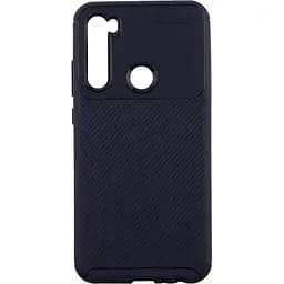 Чохол-накладка Toto TPU Carbon Fiber 1.5 mm Case Xiaomi Redmi Note 8 Dark Blue