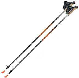 Палиці для скандинавської ходьби Gabel X-1.35 Active Knife Black/Orange 105 (7008361151050)