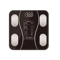 Ваги смарт підлогові Sokany SK-19019B електронні до 180 кг ваги цифрові розумні діагностичні Чорний