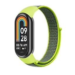 Ремінець нейлоновий ArmorStandart для Xiaomi Smart Band 10/9/8 Yellow/Grey (ARM86905)