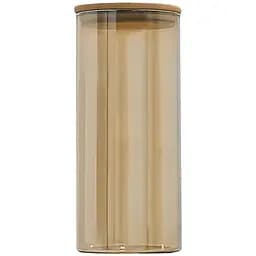 Ємність Vittora скляна з дерев'яною кришкою 1200 мл (135515) 