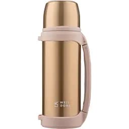 Термос Well Done 1000 мл золотой (WD-7031D)