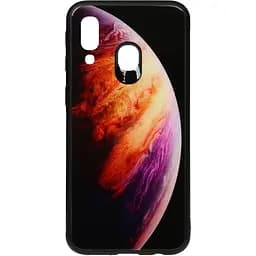 Чохол-накладка Toto Print Glass Space Case Samsung Galaxy A40 Lilac