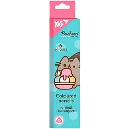 Карандаши цветные Yes Pusheen, 6 цветов (290698)