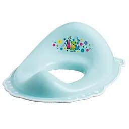 Накладка на унитаз с резинками Maltex Мишка и друзья, голубой (3910546)