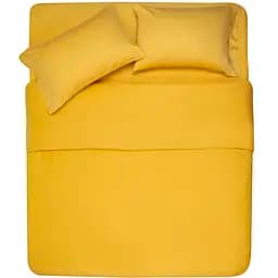 Простыня Ardesto Mix & Match сатин 180х240 см желтая (ART1824FSS)