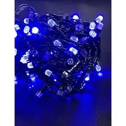 Новорічна гірлянда Рубін 12 м 200 Синіх лампочок