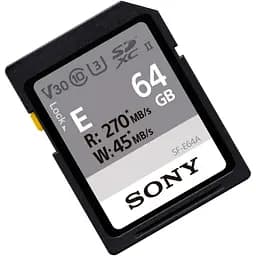 Карта пам'яті Sony SDXC Entry 64GB C10 UHS-II U3 V30 (SFE64A.ET4) [100452] - мініатюра 2