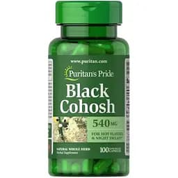 Аминокислота Puritan's Pride Black Cohosh 540 мг, 100 капсул vit0003817