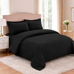 Постельное белье LoveYouHome микрофибра страйп Евро антрацит (56013)