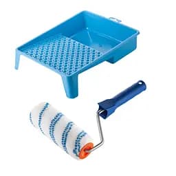 Валик "Нейлон" 180х48 мм с ручкой и ванночка Polax (770-218)