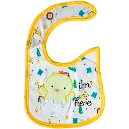 Слюнявчик тканевый Mega Zayka Chiken на липучке MGZ-0614-4