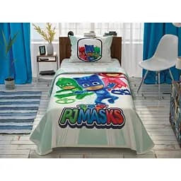 Комплект постільної білизни TAC з покривалом-піке PJ Masks Team Різнобарвний 000229623