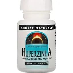 Натуральна добавка Source Naturals Huperzine A 100 mcg 60 таблеток