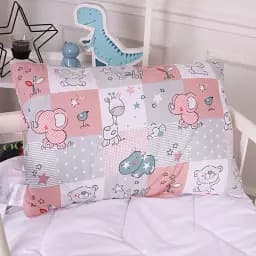 Набір дитячий MirSon зима Kids Time 20-0028 Little girl Teddy 110x140 см бавовна: ковдра з подушкою (2200009671012) - мініатюра 6