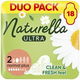 Гигиенические прокладки Naturella Ultra Normal Plus (Размер 2) 18 шт. (8006540098257)
