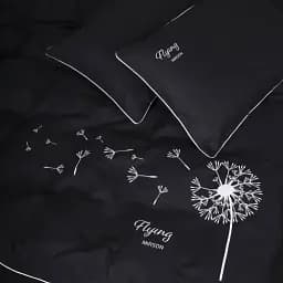 Комплект постельного белья MirSon Ranforce Elite 16-9000 Black Stone "Flying" 175 х 210 см