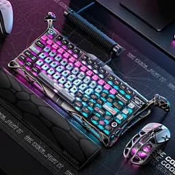 Клавіатура GravaStar Mercury V75 Pro 80keys Magnetic Jade Gaming 8K USB-A RGB Cyberpunk (GSV75PRO_U_RM_EGRY) - мініатюра 15