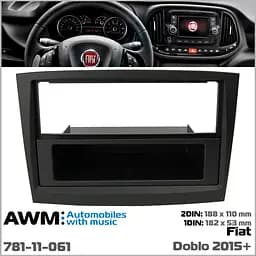 Перехідна рамка Fiat Doblo AWM 781-11-061 - мініатюра 6