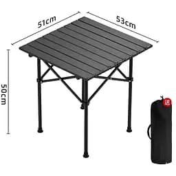 Стол раскладной с чехлом Market Union 53 х 51 х 50 см, материал изготовления: сталь, ПВХ, пластмассы