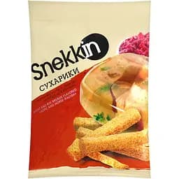 Сухарики Snekkin Пшенично-житні зі смаком холодець з хріном 70 г (777406)
