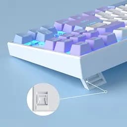 Клавіатура MageGee MK-Star Red Switch Lilac (6971969728752-UA) - мініатюра 7