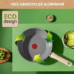 Керамічна сковорода ВОК Tefal Renewal 28 см C4301913 з керамічним антипригарним покриттям - мініатюра 8