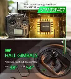 Пульт дистанційного керування RadioMaster TX12 MKII ELRS M2 чорний (18771) - мініатюра 9