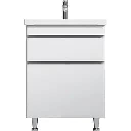 Тумба з умивальником AM.PM Hit підлогова 60 см білий M93A-FSX0602-WC0602WG38 Білий