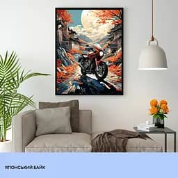 Набір для розпису по номерах "Японський байк" 40*50 см, IDEA2-GX47443, ТМ "99IDEAS" - мініатюра 3