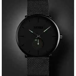 Чоловічий наручний годинник Skmei 9185 Design Black