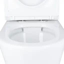Унітаз підлоговий Qtap Dove Rimless безобідковий з сидінням Soft-close White QT06228380BW, Білий - мініатюра 5