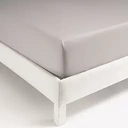 Простирадло на резинці з наволочкою Penelope - Laura light grey світло-сірий 100x200+50x70 - мініатюра 4